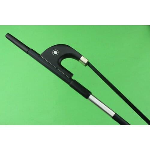1pc Professional black Horse hair Carbon fiber Double Bass bow 3/4 size