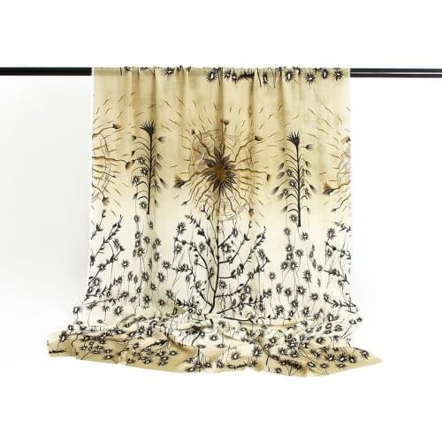 146*370cm Printed Polyester Fabric Cloth Actory Custom Digital Printing Soft Womens Skirt Imitation Silk Stretch Satin Fabric