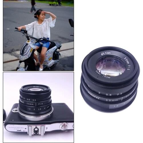 35mm f/1.6 APS-C Lens for Olympus E-PL1 E-PL5 E-PL6 E-PL7 E-PL8 E-PL9 E-M1 E-M5 E-M10 Mark II