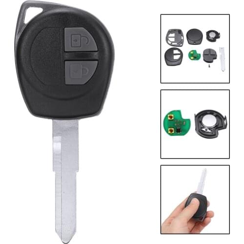 Mayitr 1pc 433MHz ID46 Chip Car Remote Key Replacement Auto Car Remote Keys for Suzuki Grand Vitara Swift Ignis HU87 Uncut Blade