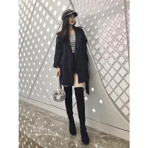 No Drop Off 5050 Over The Knee Boots Womens Winter Plush Thin Boots Show Thin Over The Knee Boots High Tube Boots Sw Boots