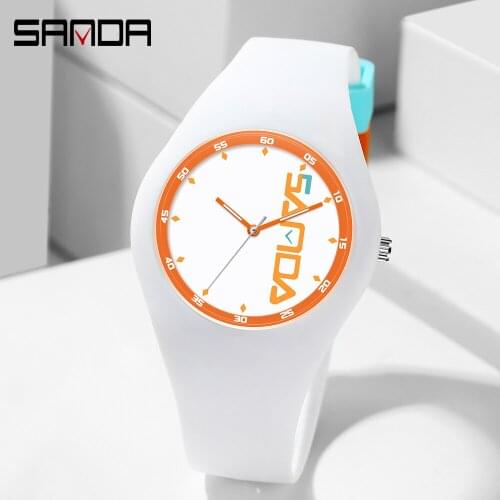 SANDA Women Men Watches 2021 Ladies Fashion Simple Universal Watch Analog Wrist Casual Girl Boy Student Clock Relogio Feminino