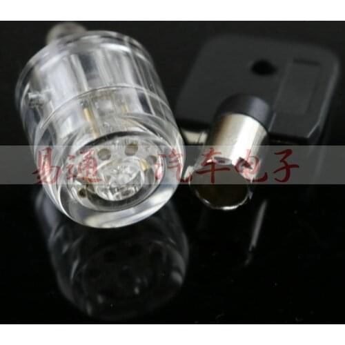 7 Pin Plum Lock Cylinder Transparent Tubular Lock Visible Pick Cutaway Practice View Padlock Training Skill For Locksmith Tool