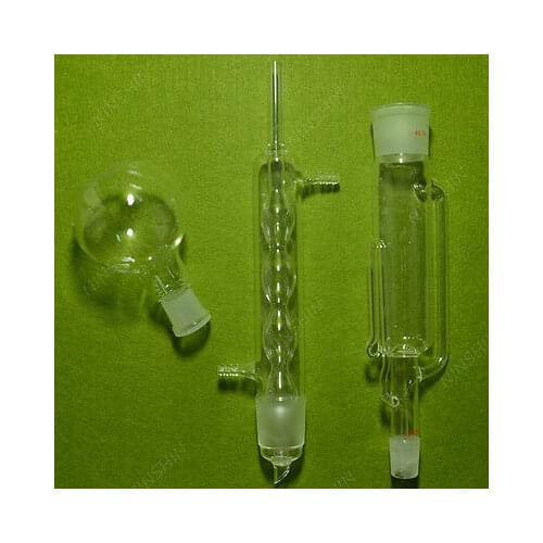250ml Soxhlet Extractor with Boiling Flask, 24/29,40/38,Lab Glass