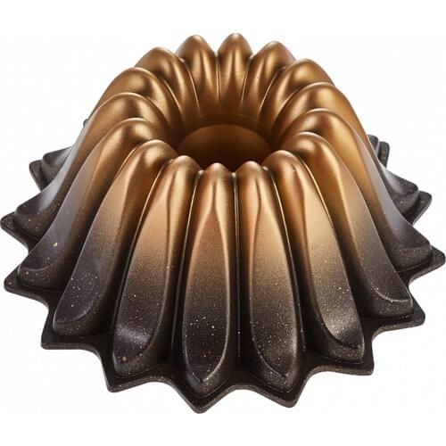 Star 24 cm Gradient Gold Casting Cake Mold Granite Cake Mold Gold Chocolate Mold Silicone Mold Baking Tools Waffle Maker