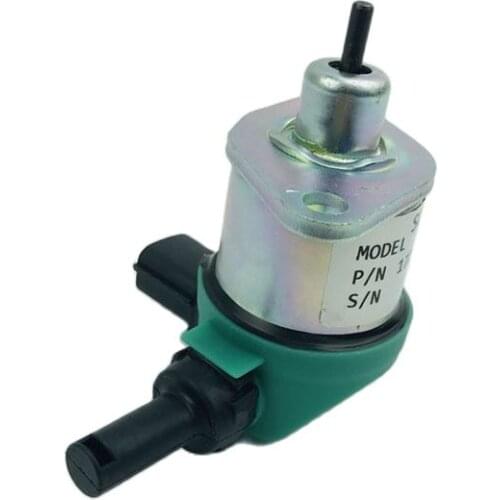 Hot Flameout Switch Replacement Fuel Stop Solenoid DC12V Fuel Shut Off Solenoid 17208-60015 Fits D1005 D1105 V1205 V1305