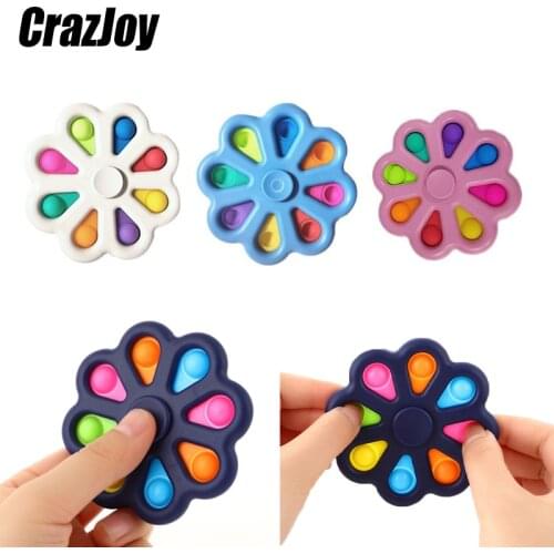 It Antistress Dimple Fidget Toy Fingertip Rotation Simpl Dimmer Brinquedos Stress Relief Hand For Kids Easy To Usesoft Silicone
