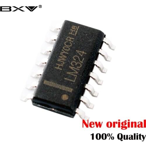 LM324DR SOP-14 LM324 SOP SMD New Original Free Shipping 20PCS Drive IC Computer International Standard BXV