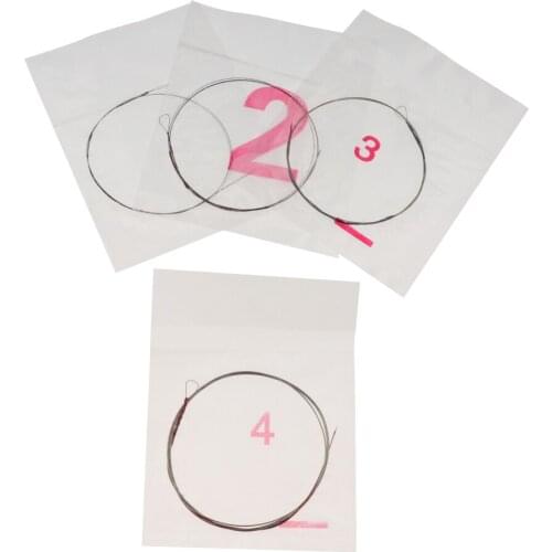 Set of 4 High Quality Steel Core Strings for Liu Qin Soprano Lute Chinese Instrument Parts