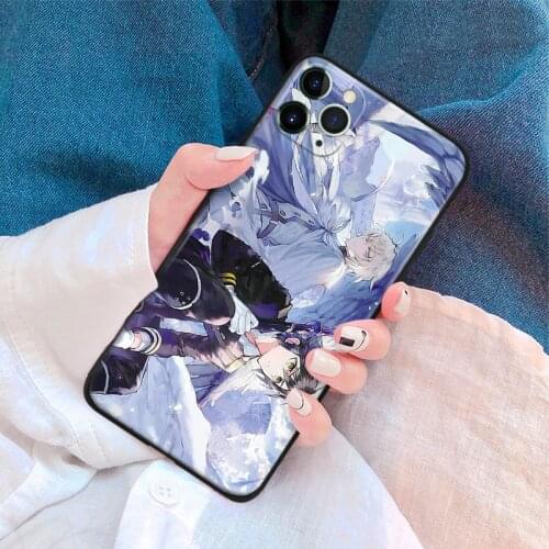 Owari no seraph mikayuu yuumika art For IPhone Se 6 6s 7 8 Plus X XR XS 11 12 Mini Pro Max Glass TPU Silicone Phone Case Cover