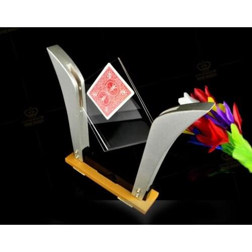 TV Card Frame Deluxe Card into Glass Magic tricks,accessories,stage,gimmick,comedy,illusion