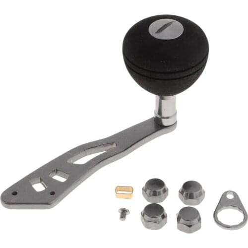 Fishing Reel Handle EVA Oval Knob with Fittings Replacement Parts for