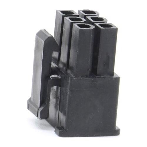 6p Molex 4.2 Pitch Plug Connector Connector 5557 Male Housing Black Computer ATX Power Car