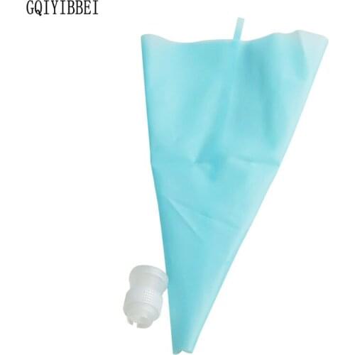 GQIYIBBEI Silicone Pastry Bag Reusable Icing Piping Bag Tip Nozzles Adaptor Cake Cream DIY Decor Tool Set Dessert Baking