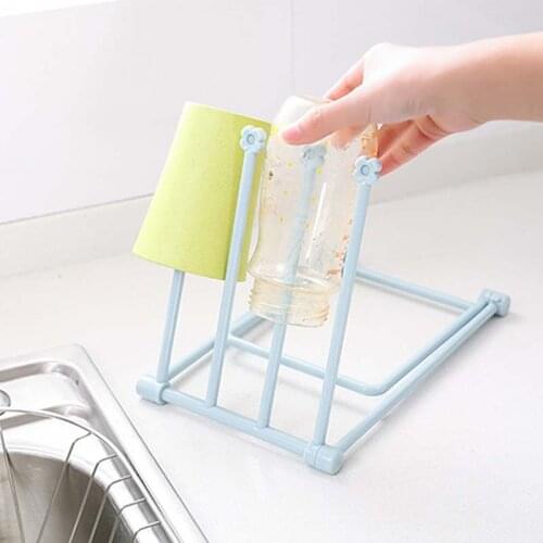 Foldable Towel Storage Rack Shelf Hanging Holder Rag Glass Cup Drying Hanger Household Kitchen Gadget Accessories Organizer