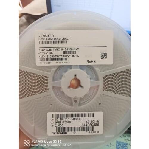 SMD Capacitor TMK316BJ106KLHT 1206 106K 10UF 10% 25V X5R 2K Ceramic SMD Capacitor Professional electronic component supplier