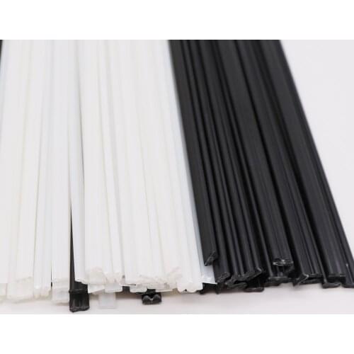 Black/White length 25cm ABS/PP/PE/PPR plastic welding rods for car bumper repair tools hot air welder machine gun