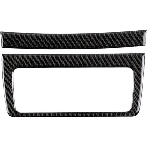 Carbon Fiber for LEXUS IS250 IS350 2013-2017 Rear Air Conditioning Outlet Ven Panel Decoration Stickers Car Accessories