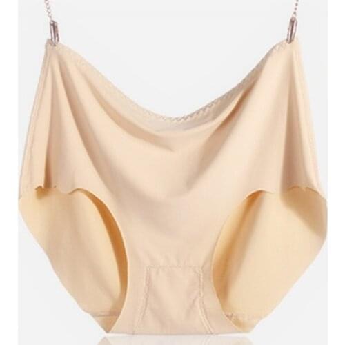 Women Extra Large Plus Size Panties High Waist Ultrathin Breathable Triangle Shorts Sexy Soft Underwear 55-125kg Cotton Boyshort