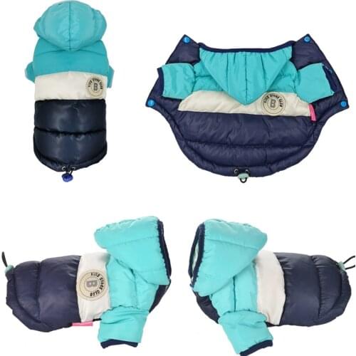 Winter Pet Dog Waterproof Down Jacket Puppy Cat Warm Coat Clothes Chihuahua Golden Retriever Apparel for Small Large Dogs Cats