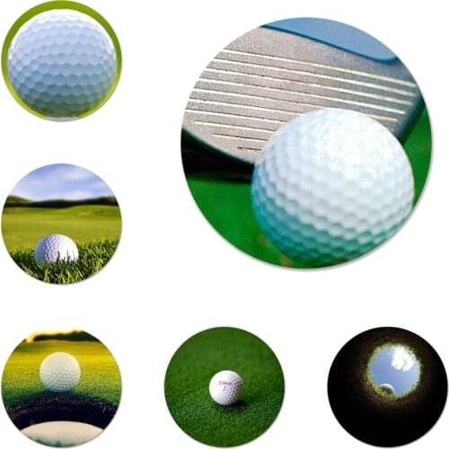 Greatest Golf Balls sport Icons Pins Badge Decoration Brooches Metal Badges For Clothes Backpack Decoration 58mm