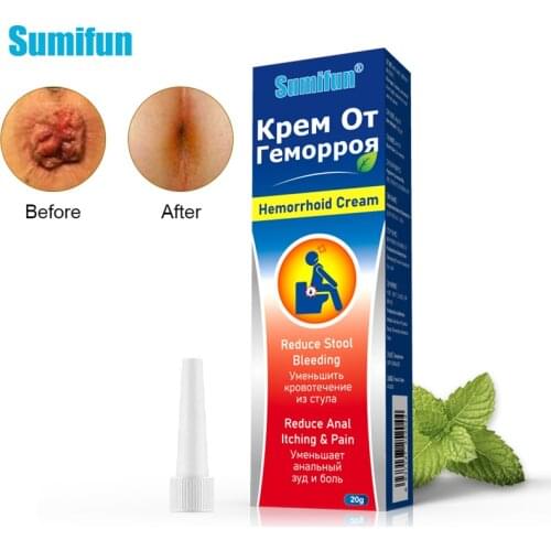 1box Mint Hemorrhoids Ointment Herbal Powerful Hemorrhoids Cream Internal Piles External Anal Treatment Itchy Relief Cream P1223