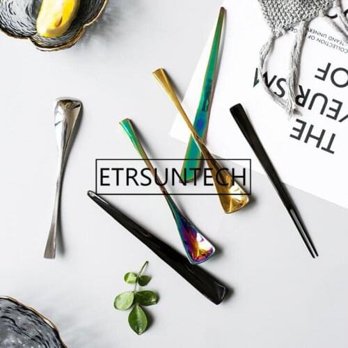 100pcs Stainless Steel Coffee Spoon Fruit Fork Butter Knife Kitchen Tool Japanese Style Cutlery Catering Tableware