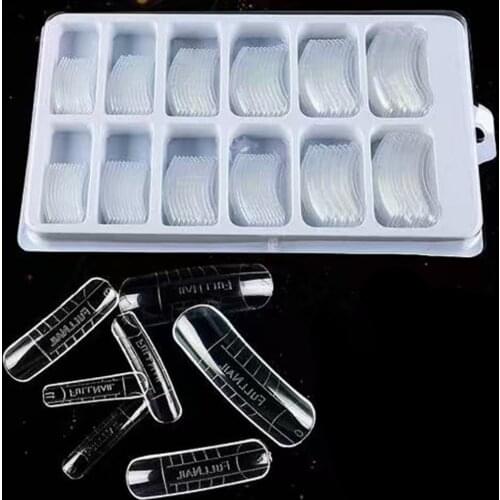 120pcs Dual System Nail Form for Acrylic and UV Gel 12 Sizes with Lines Brand