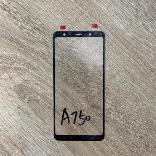2pcs/lot For A750 LCD Screen Display Original Front Glass Lens A7 2018 A750 A750F Touch screen Outer glass Panel Replacement