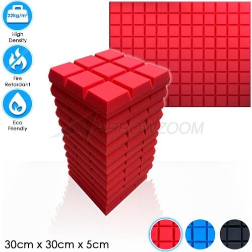 Arrowzoom 30 x 30 x 5 cm Pro Series Sudoku Tile Studio Sound Absorbing Panel Acoustic Foam Treatment KK1195
