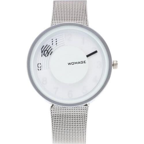 Montre femme 2020 automatic watch luxury Brand Women Watches Mesh Steel Men Watch Couple Lover Wristwatch horloges mannen reloj