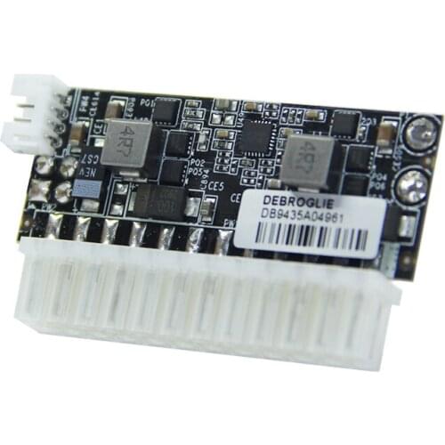 DC / 6pin PCIE input 12V high power pico DC-ATX-300W ATX 24Pin mini ITX PSU pico power supply for PC computer network server