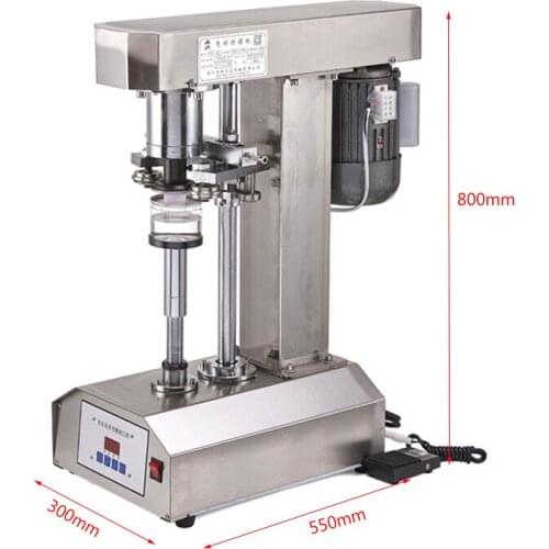 Stainless steel electric can sealing machine commercial fully automatic can sealing machine high quality can sealing machine