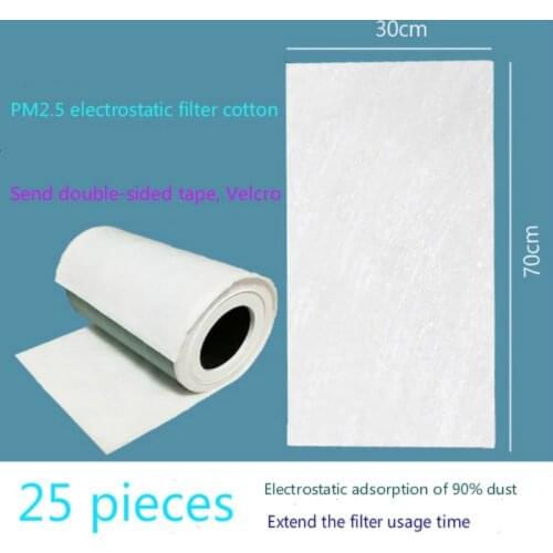 With millet filter electrostatic cotton Air purifier filter HEPA primary filter air conditioning fresh air outlet dust PM2.5