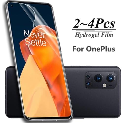 Soft Glass for OnePlus 9 Pro Hydrogel Film Sensitive Touch Screen Protector for Oneplus 8/8T/8Pro Nord One-Plus-9 Protecive Film