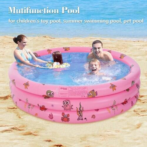 New Children Inflatable Swimming Pool Indoor Outdoor PVC Portable Water Play Crocks Baby Inflatable Pools Children Basin Bathtub