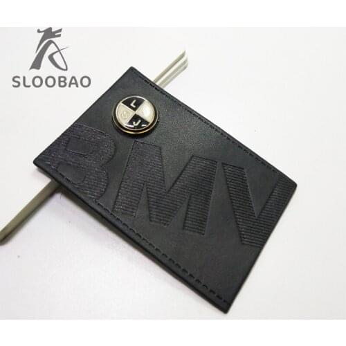 Customized wholesales Garment Printed and Embossed shinning Leather Jeans labels with LOGO (1000pcs/lot)+Free shipping
