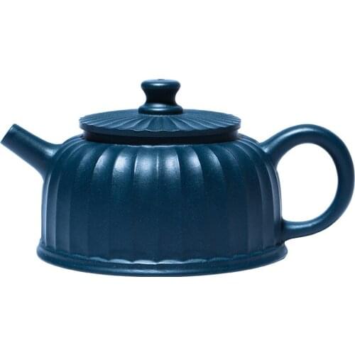 Yixing Original Mine Azure Clay Purple Clay Teapot Purely Handmade By Famous Artists Yinyue Teapot Chinese Kung Fu Tea Set