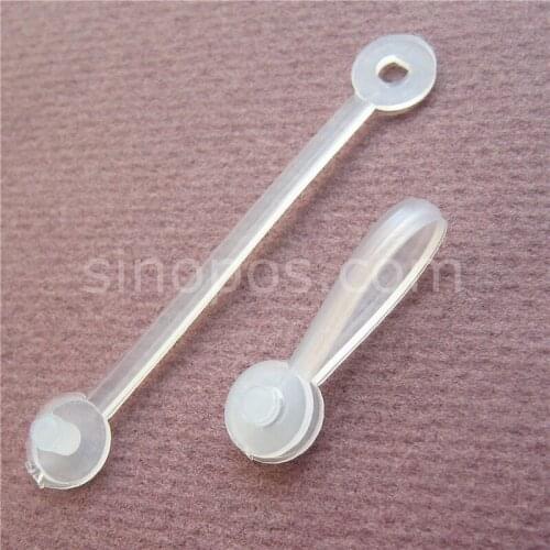 Plastic Snap Clips, wire basket loop lock ties security connector sign poster card thread cord hanger rack tag holder fastener