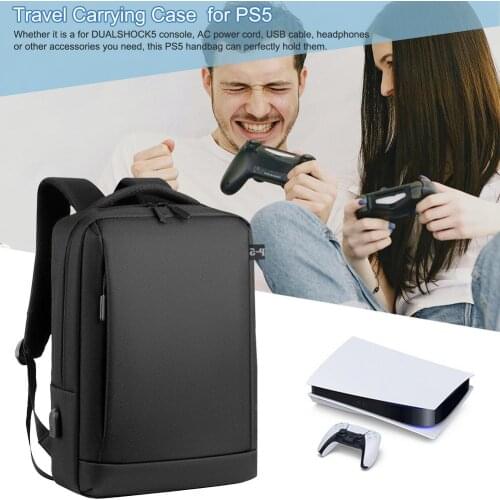 For Sony PlayStation 5 PS5 Console Storage Bag Shockproof Shoulder Travel Carrying Case Portable Storage Bag Backpack For PS5