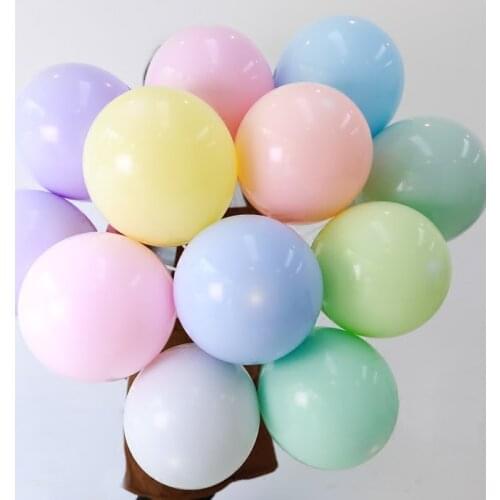 50pcs/lot Double Layer Macaron Latex balloons Candy Helium Balloon For Party Wedding Birthday Child Toys Baloon Decoration