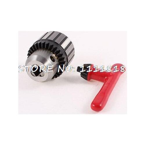B12 Taper Mount 1-10mm Capacity Drill Chuck w Key Tool for Lathe