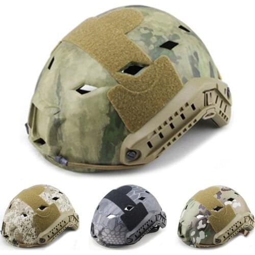 Tactical Airsoft FAST Helmet Hunting BB Gun Rifle Accessories Military War Game Paintball CS Shooting Camouflage Combat Helmet