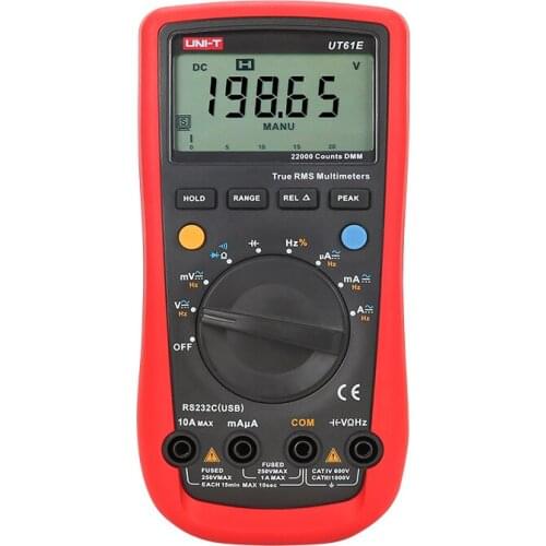 UNI-T UT61E Modern Digital Multimeter High Reliability AC DC Meter