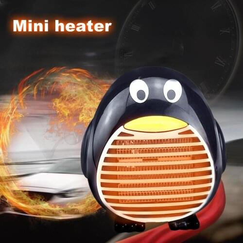 Fan Heater For Home 110V/220V 500W Mini Electric Heater Home Heating Electric Warm Air Fan Office Room Heaters Handy Air Heater