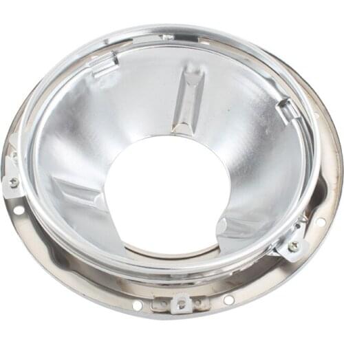 Motorcycle Chrome 7" Rear Light Cover Guard Protector protection For Harley FLST FLSTF FLSTFB FLSTFBS