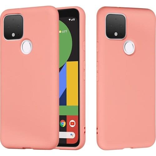 Liquid Silicone Phone Shell with Lanyard Compatible for Google Pixel 4a 5G Pixel 5