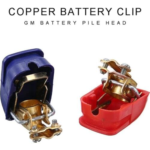 1 Pair 2V Quick Release Battery Terminals Clamps for Car Caravan Replacement Parts Batteries Positive Negative Connectors Clamps