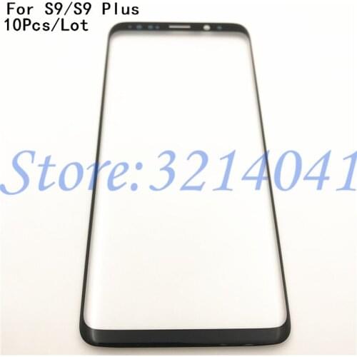 10Pcs/Lot Original Front Outer Touch Screen Glass Lens For Samsung Galaxy S9 G960 S9 Plus G965 Touch Screen Replacement parts