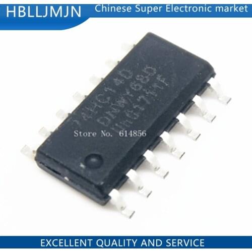100PCS 74HC14D SOP14 74HC14 SOP SN74HC14DR SN74HC14 SMD